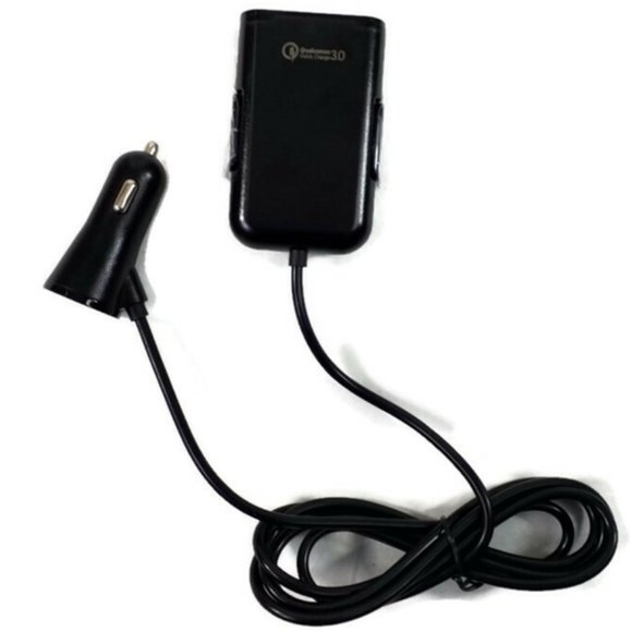 Saddlebred Qualcomm DC Quick Charge 3.0 Auto 4-Port Car Device Charger NIB - Picture 2 of 7
